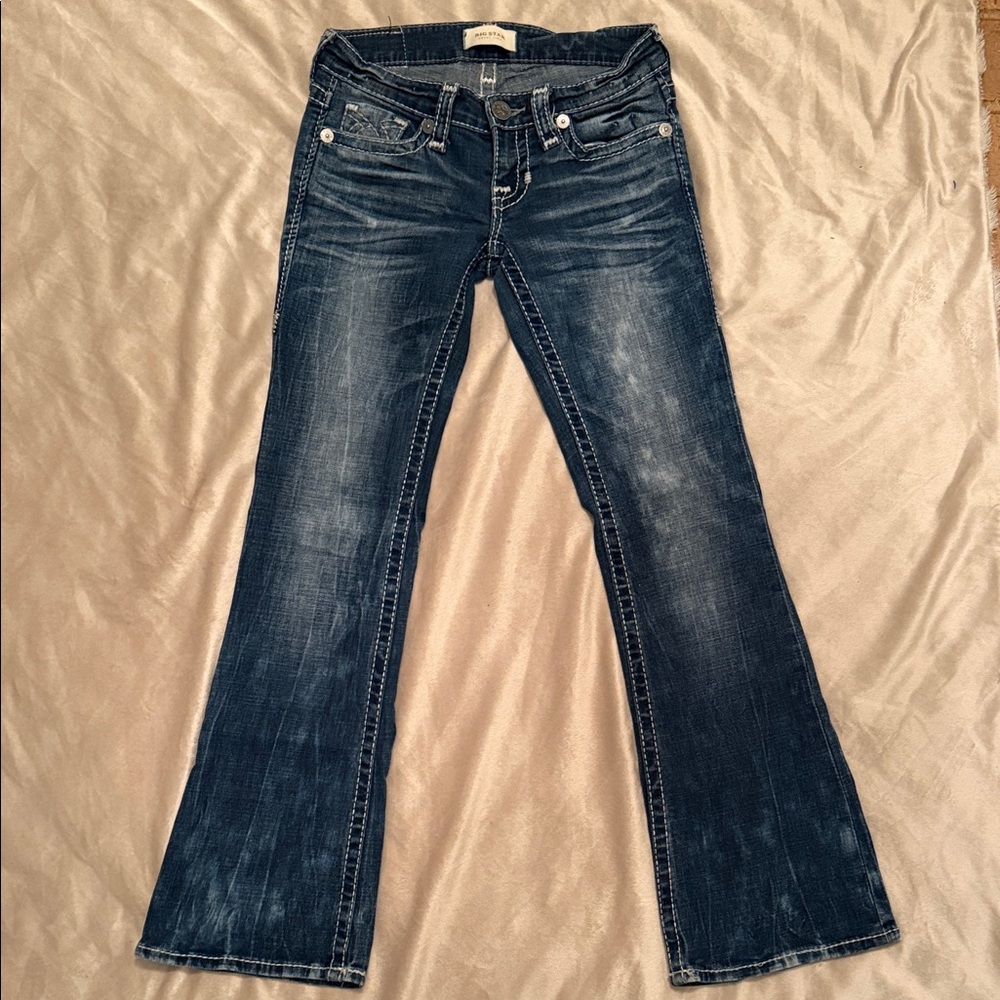 Big Star Dark Blue Flare Jeans